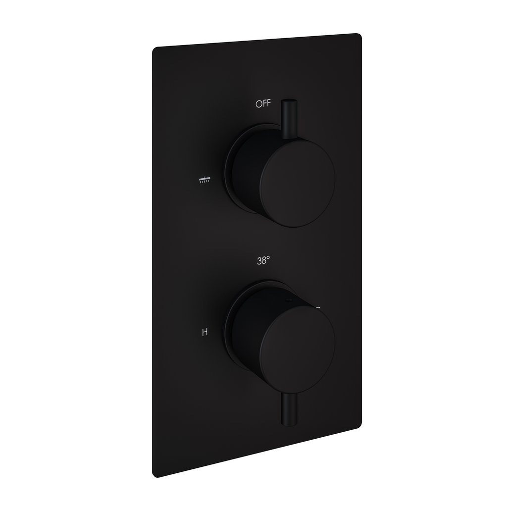 Meriden Concealed Twin Thermostic Shower Valve - 98.2072