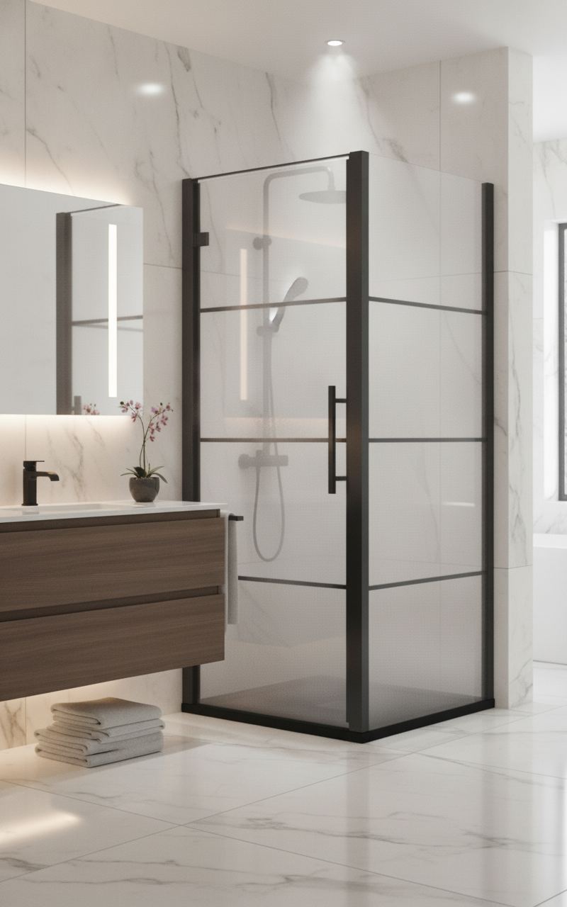 Matrix Side Panel 800mm - Matt Black