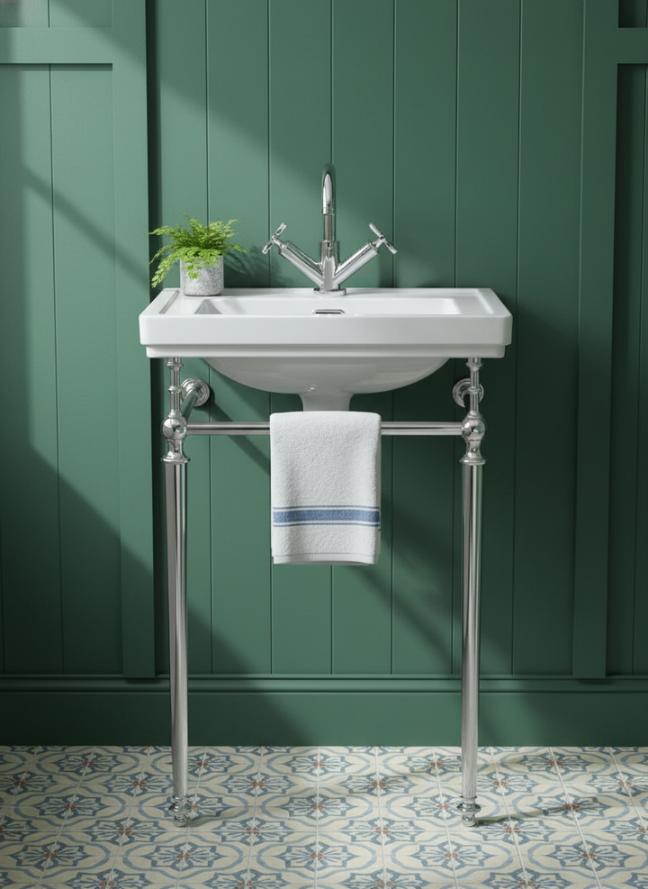 Coniston 500mm 1 Tap Hole Basin with Stand