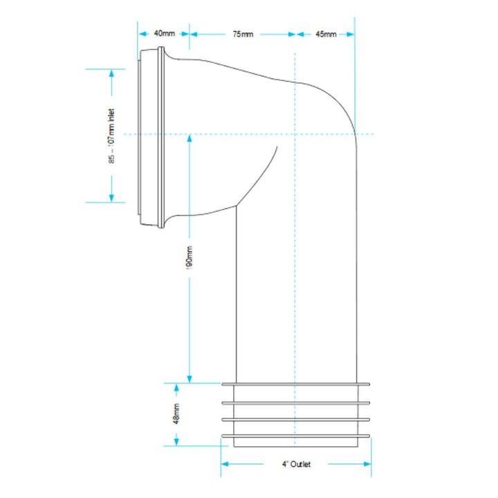 Viva 90 Degree Pan Connector