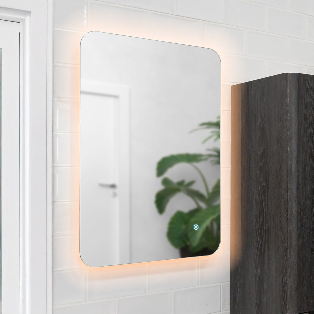 Voda Lumo 700 x 500mm Battery Operated LED Mirror