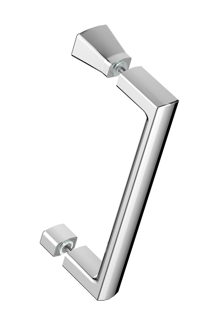 Merlyn Vivid Boost Corner Entry - Chrome - 800mm