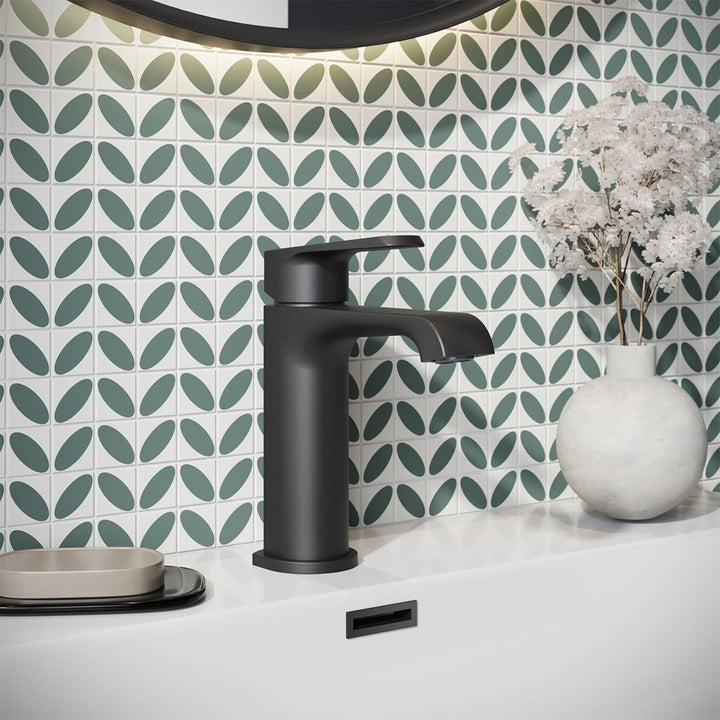 Voda Brenta Mono Basin Mixer - Matt Black