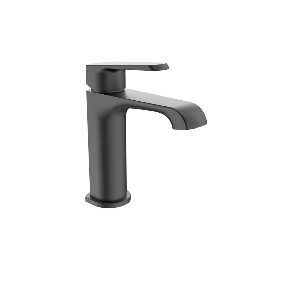Voda Brenta Mini Mono Basin Mixer - Matt Black
