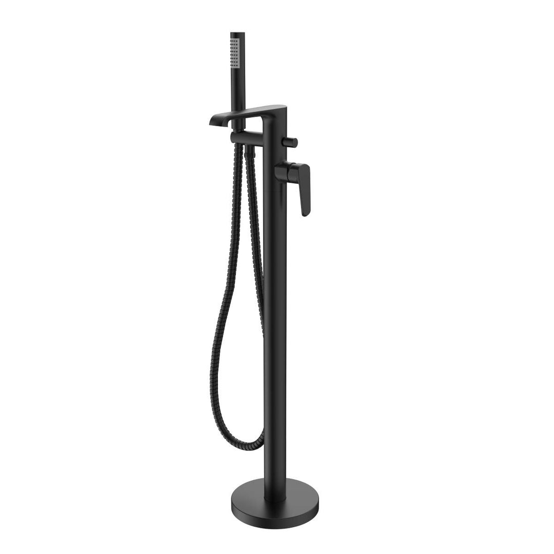 Voda Brenta Freestanding Bath Shower Mixer - Matt Black