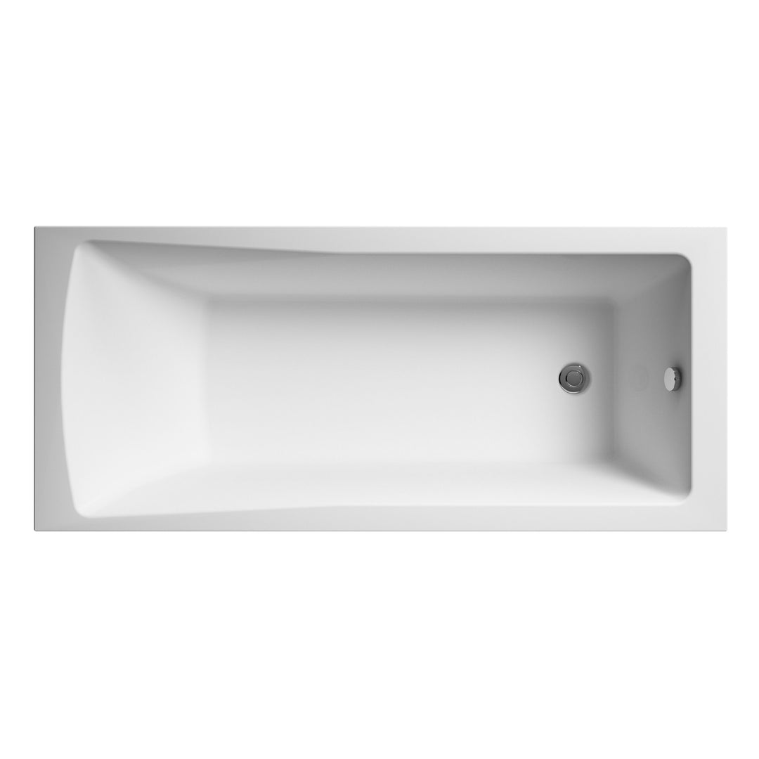 Eiger Square Single Ended Bath 1800 x 800mm