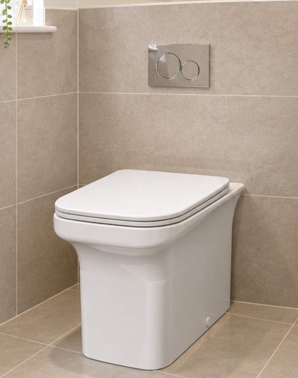 Lyra Square Back to Wall Pan & Soft Close Seat