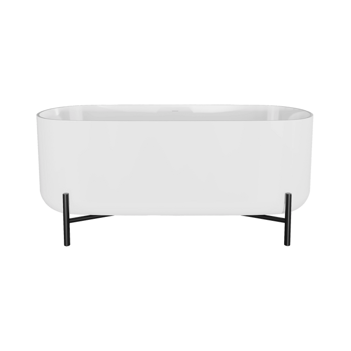 Mayon 1600 x 770 x 650mm Elevated Freestanding Bath & Stand - Painted