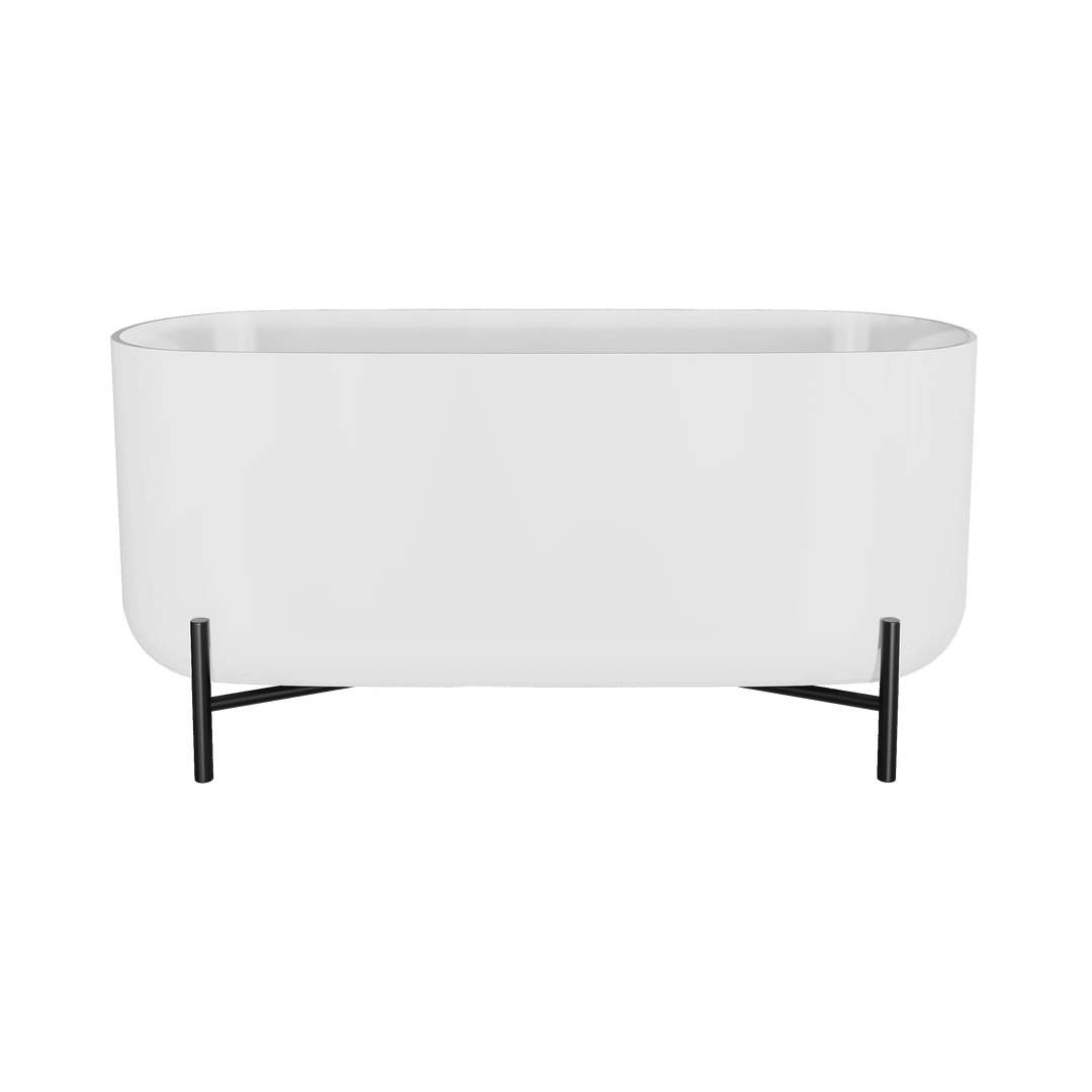 Mayon 1700 x 770 x 650mm Elevated Freestanding Bath & Stand - Painted