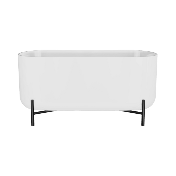 Mayon 1700 x 770 x 650mm Elevated Freestanding Bath & Stand - Painted