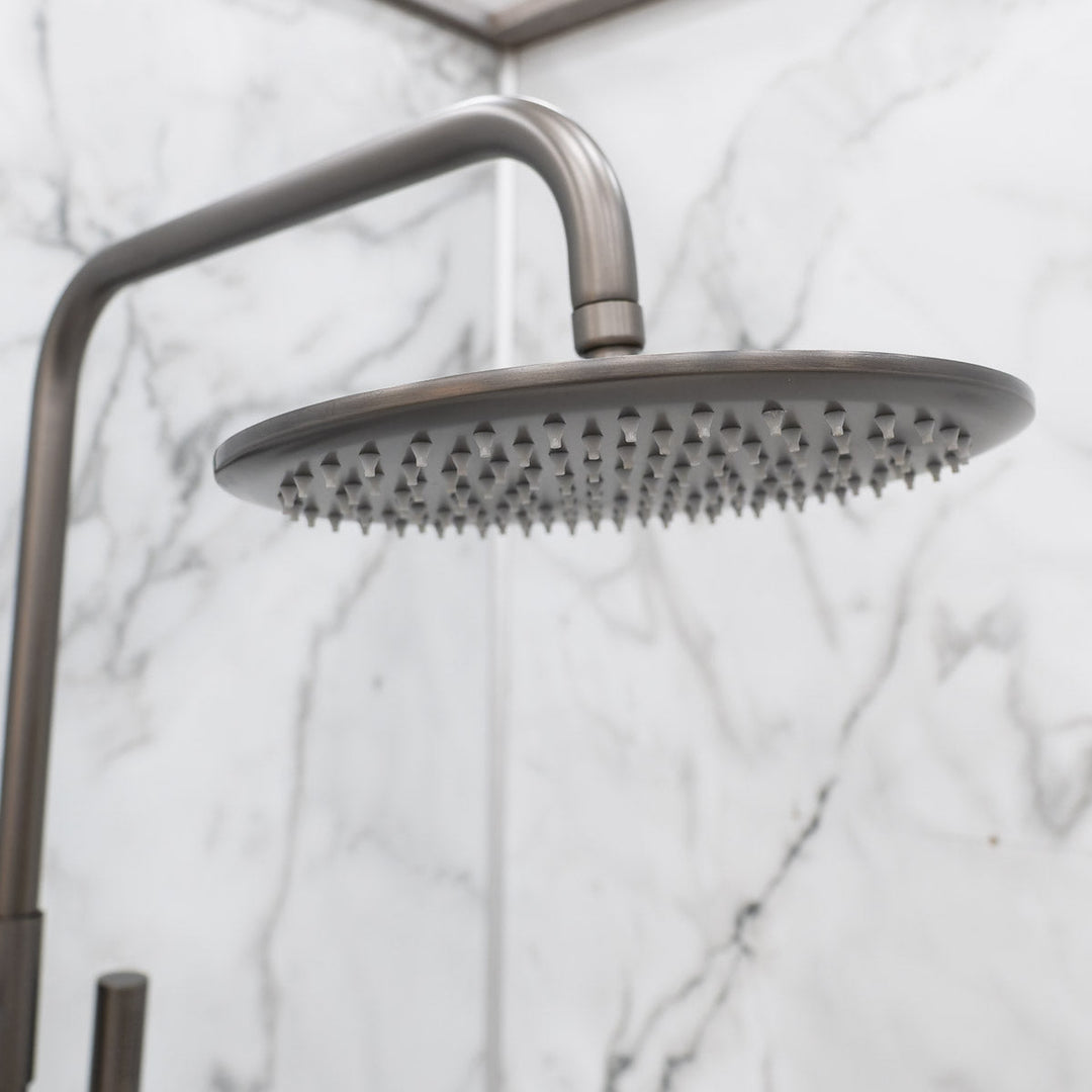 Voda Vero Rigid Riser Shower - Gunmetal