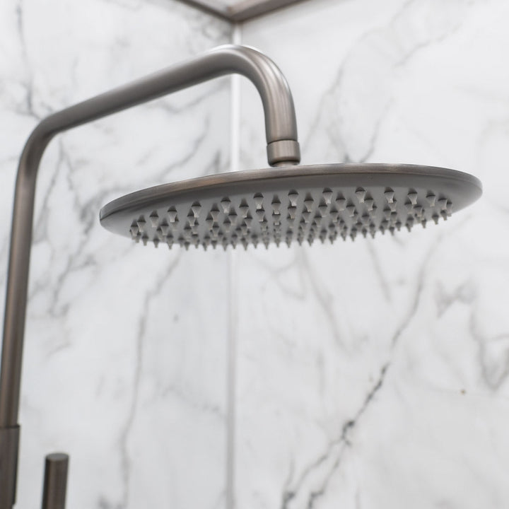 Voda Vero Rigid Riser Shower - Gunmetal