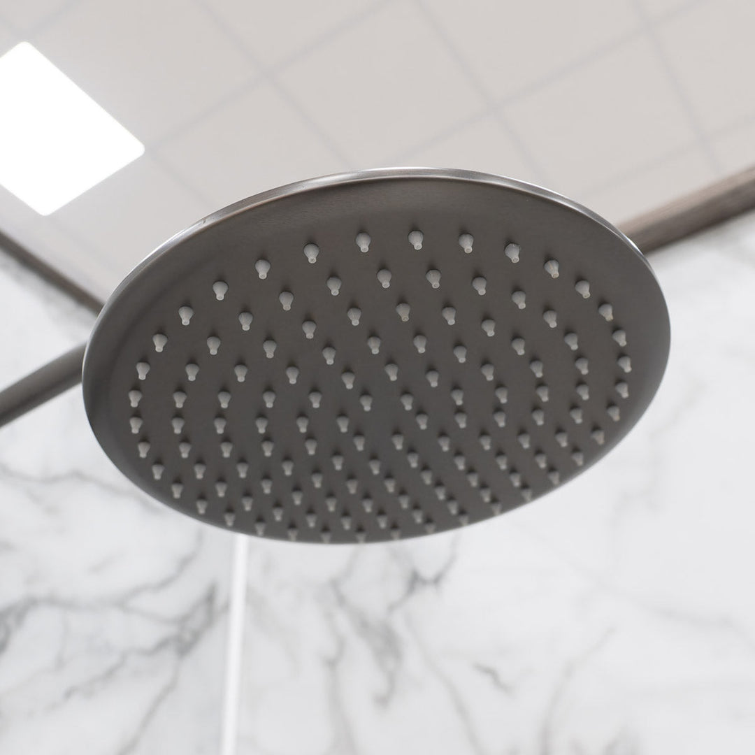 Voda Vero Rigid Riser Shower - Gunmetal