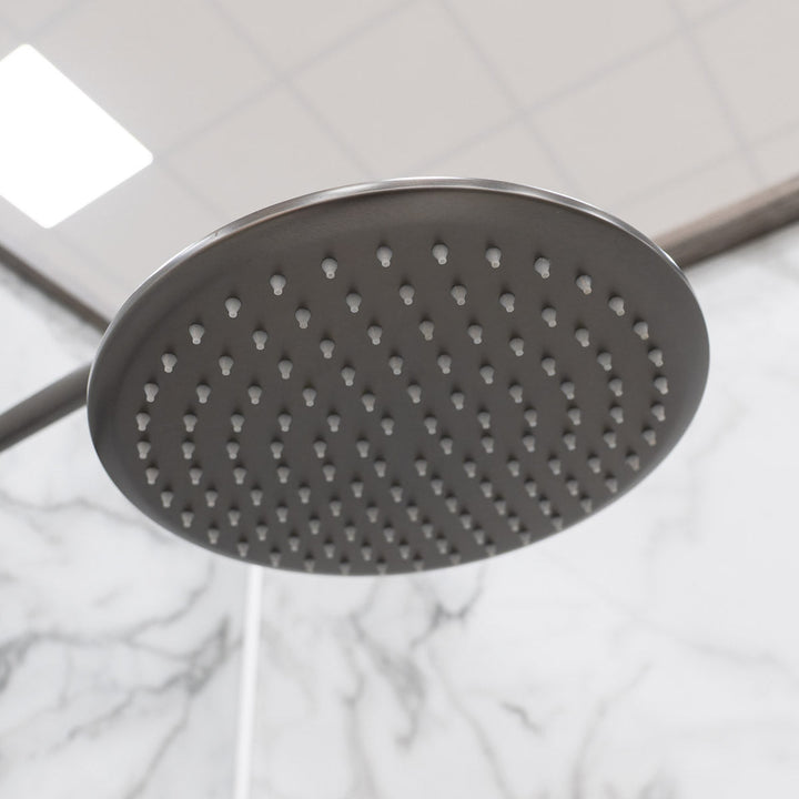 Voda Vero Rigid Riser Shower - Gunmetal