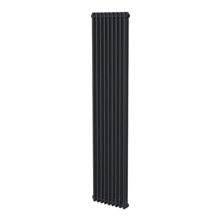 Ashbourne 2 Column Designer Radiator 1800mm X 425mm Black