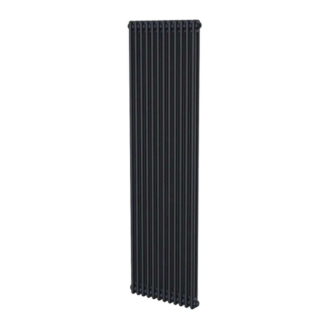 Ashbourne 2 Column Designer Radiator 1800mm X 560mm Black
