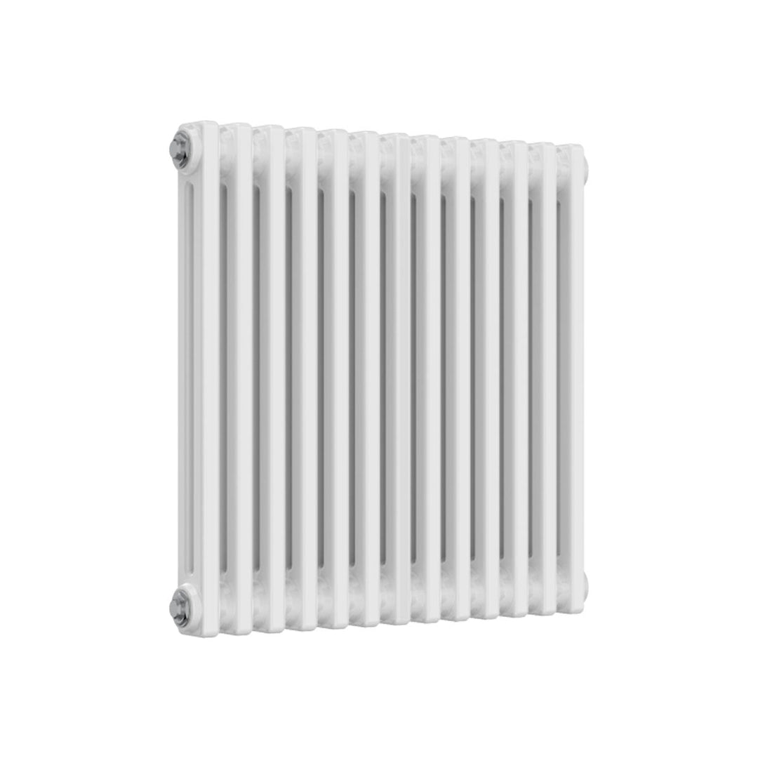 Ashbourne 2 Column Designer Radiator 600mm X 605mm White