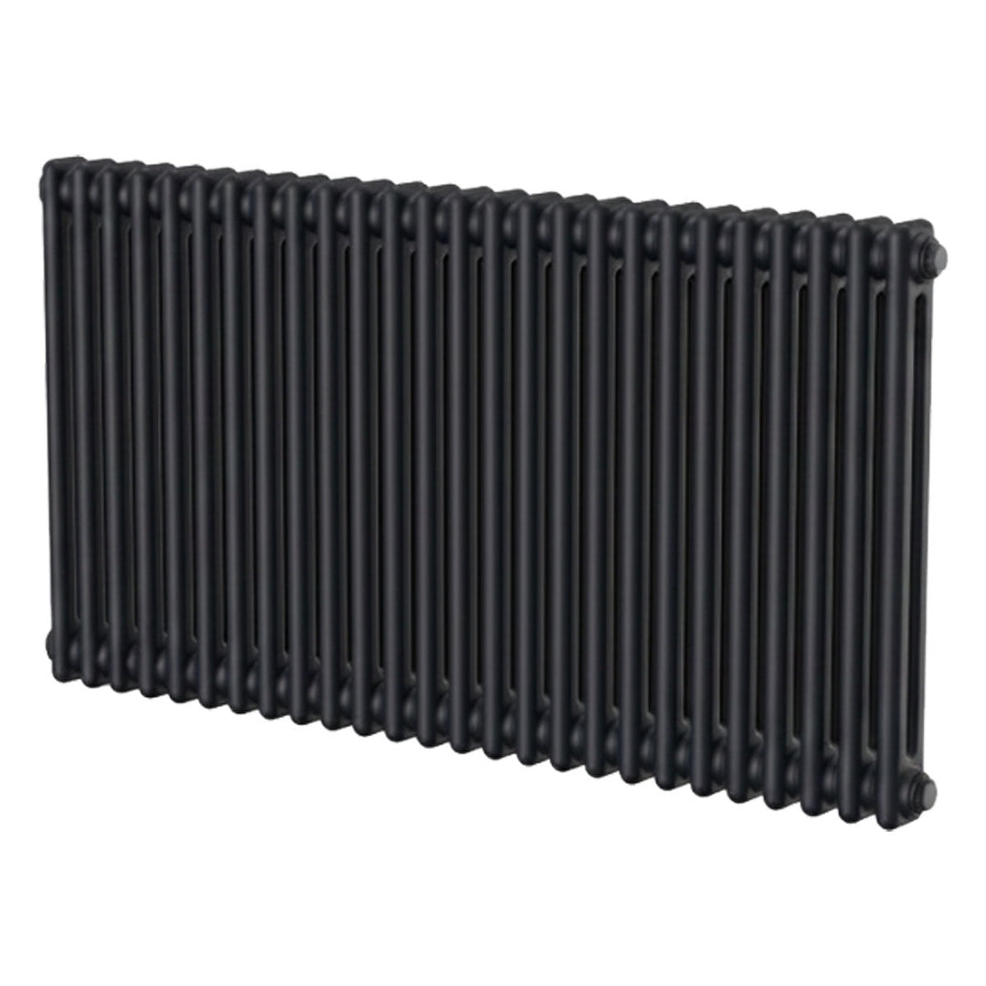 Ashbourne 2 Column Designer Radiator 600mm X 1190mm Black