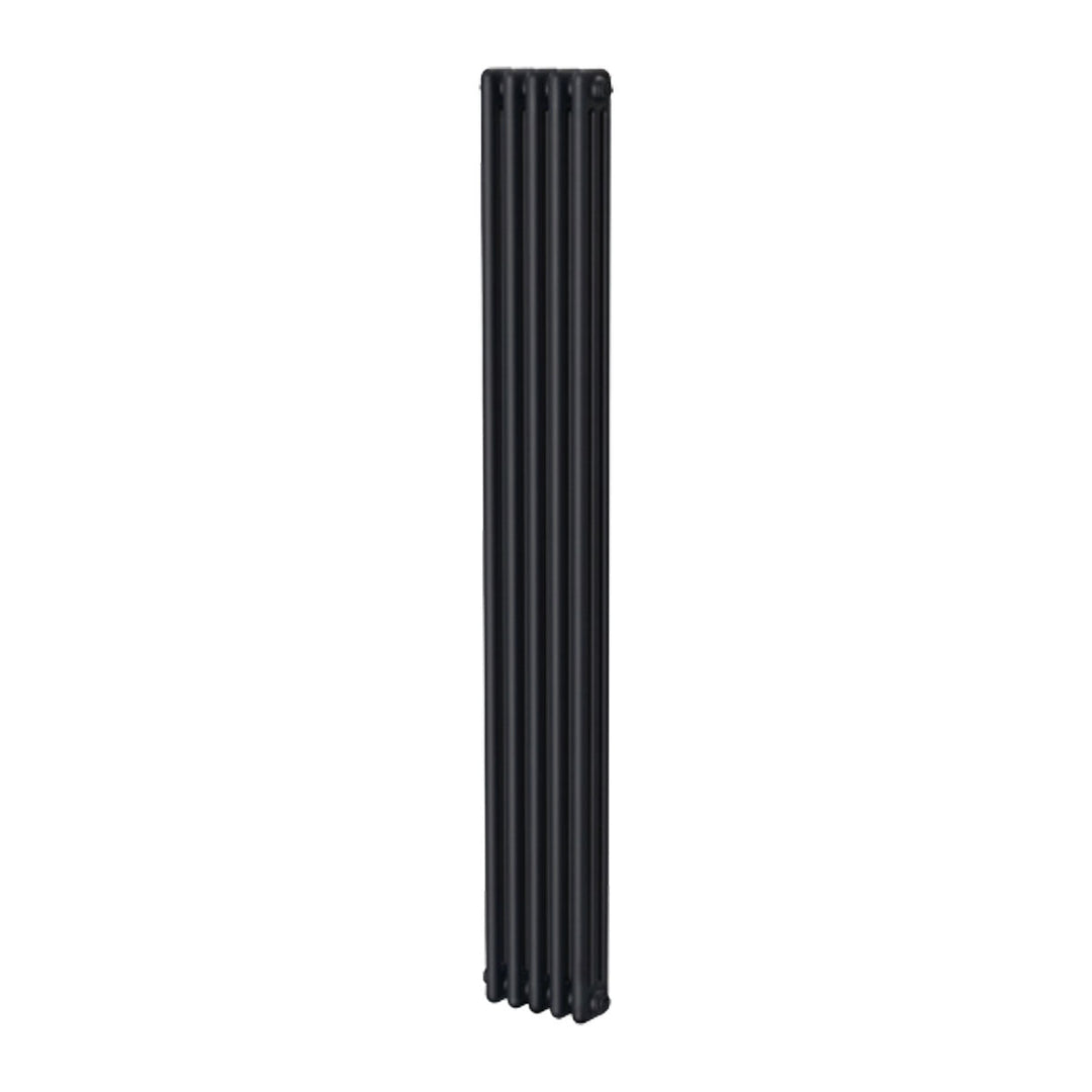 Ashbourne 3 Column Designer Radiator 1800mm X 245mm Black