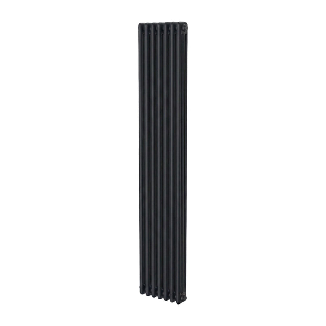 Ashbourne 3 Column Designer Radiator 1800mm X 335mm Black