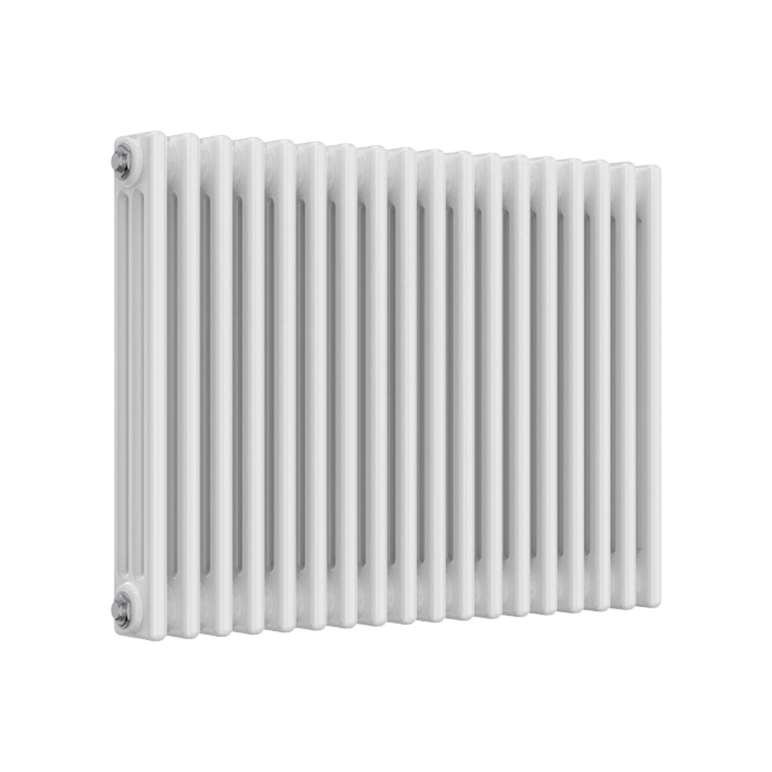 Ashbourne 3 Column Designer Radiator 600mm X 830mm White