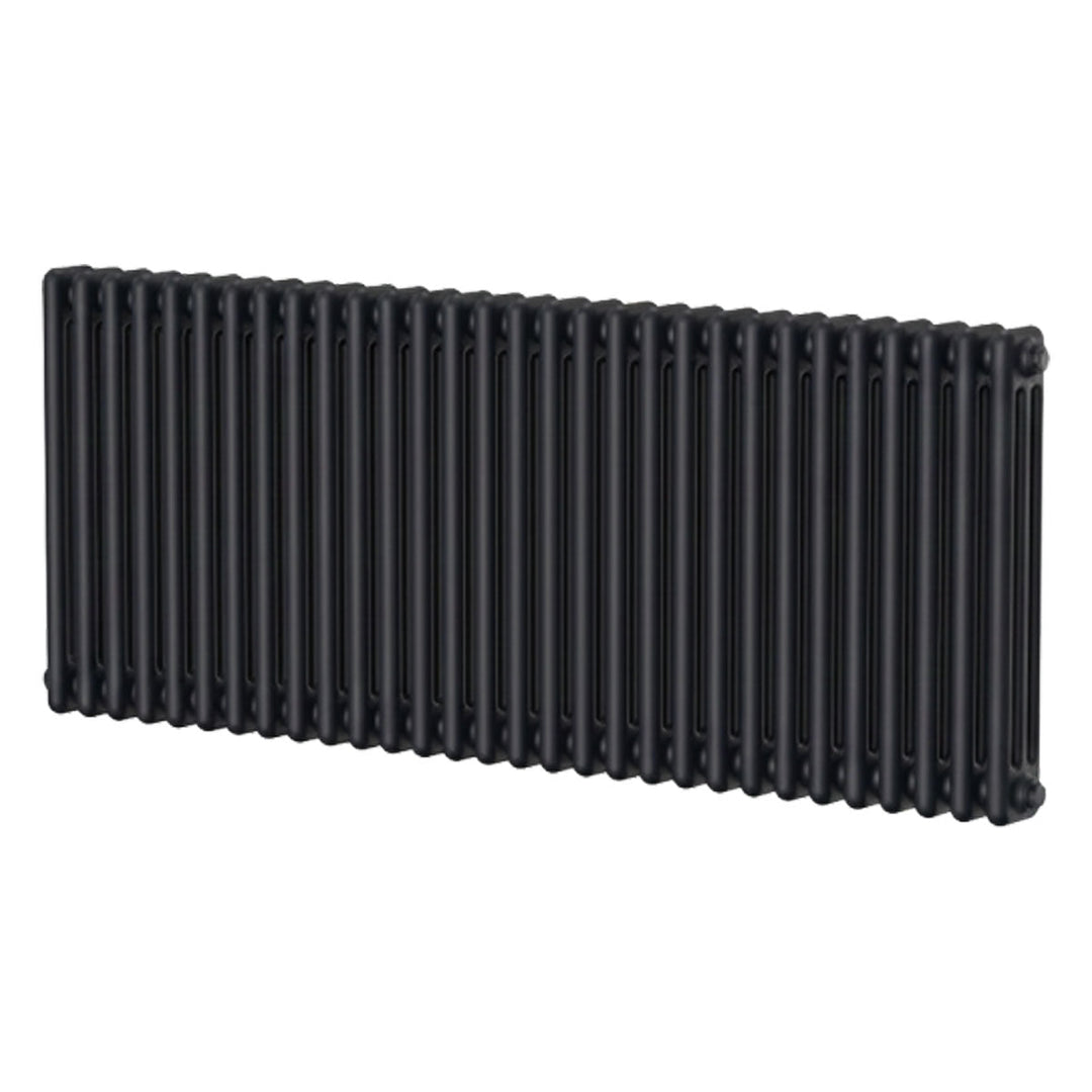 Ashbourne 3 Column Designer Radiator 600mm X 1370mm Black