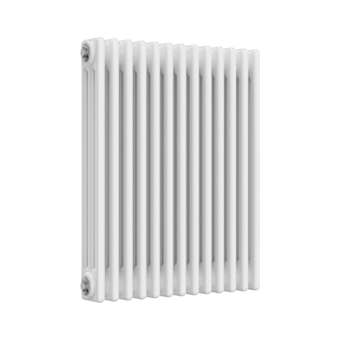 Ashbourne 3 Column Designer Radiator 750mm X 605mm White
