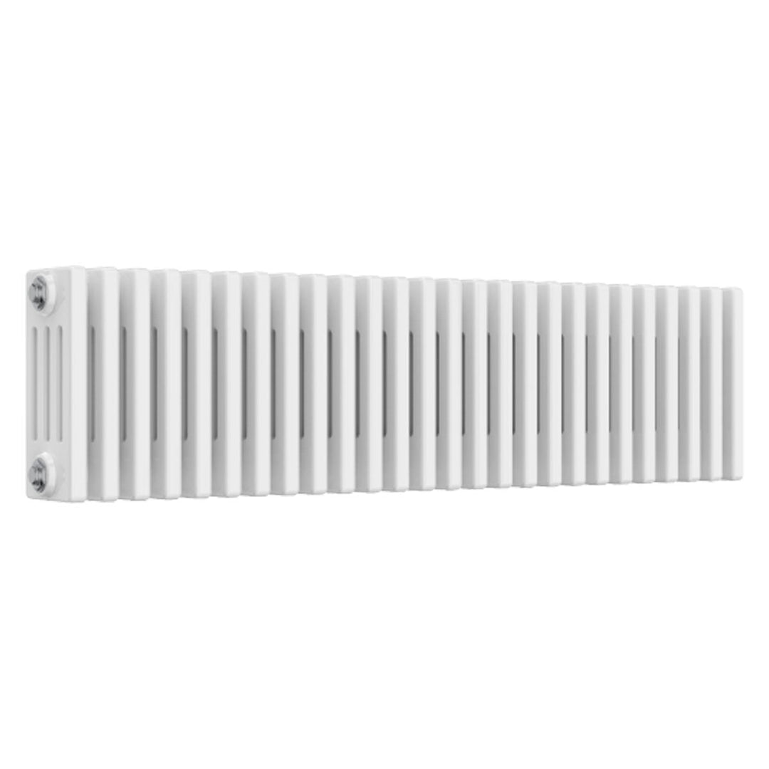 Ashbourne 4 Column Designer Radiator 300mm X 1190mm White