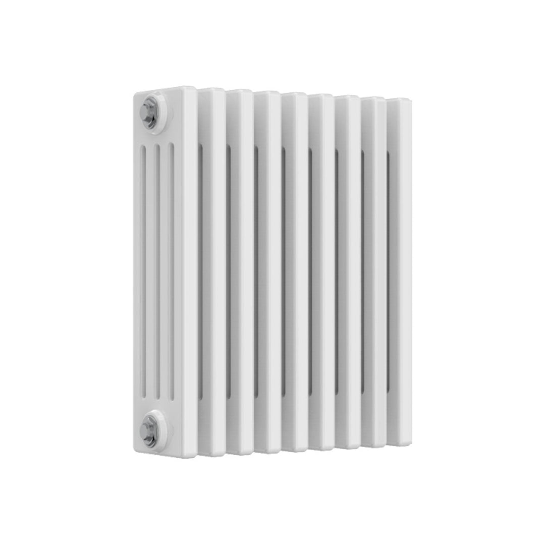 Ashbourne 4 Column Designer Radiator 500mm X 425mm White