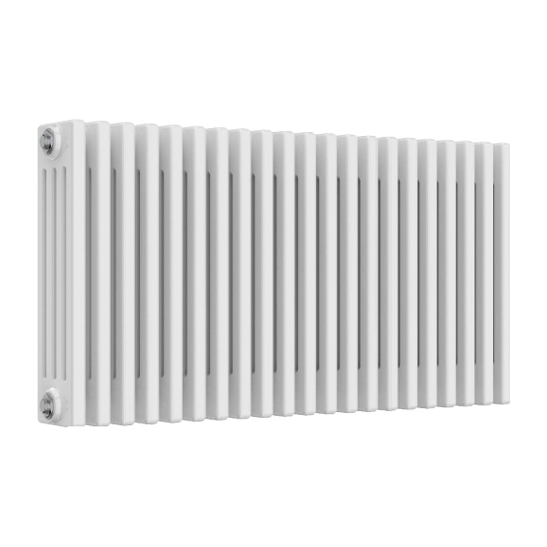 Ashbourne 4 Column Designer Radiator 500mm X 605mm White