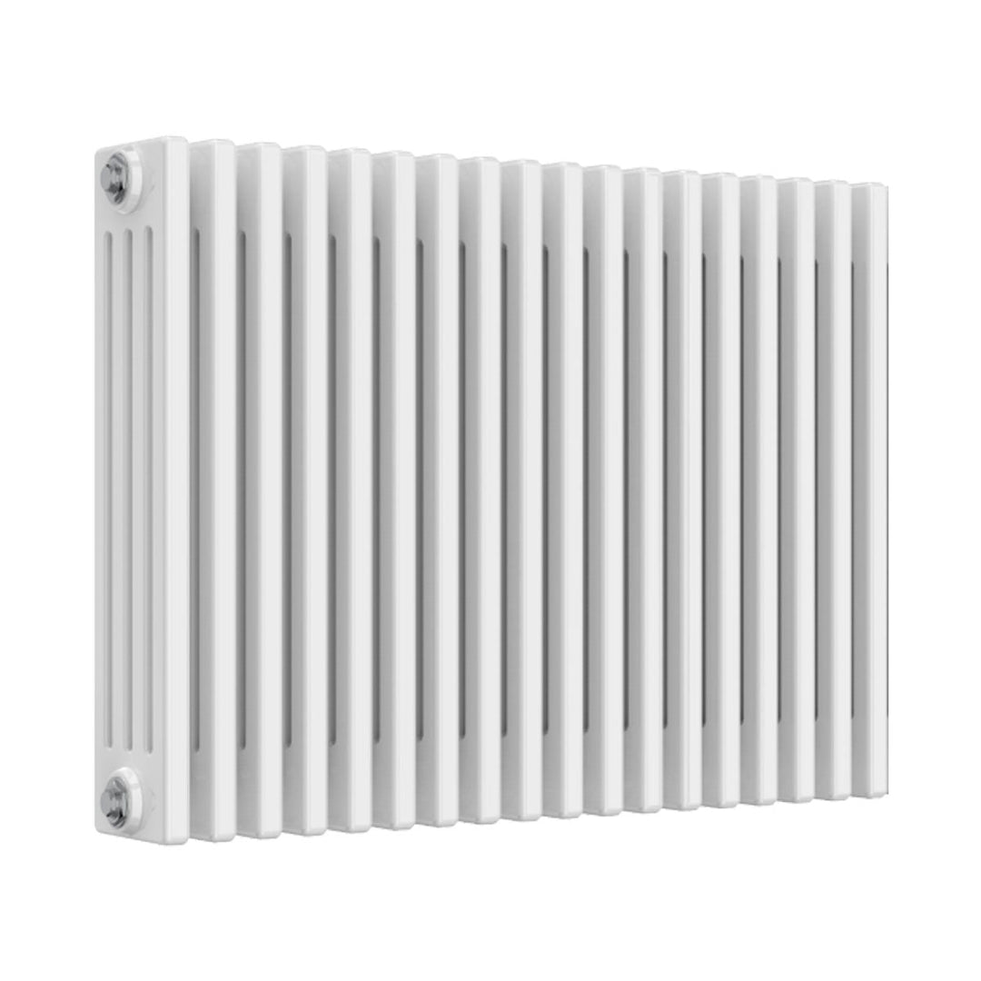 Ashbourne 4 Column Designer Radiator 600mm X 830mm White