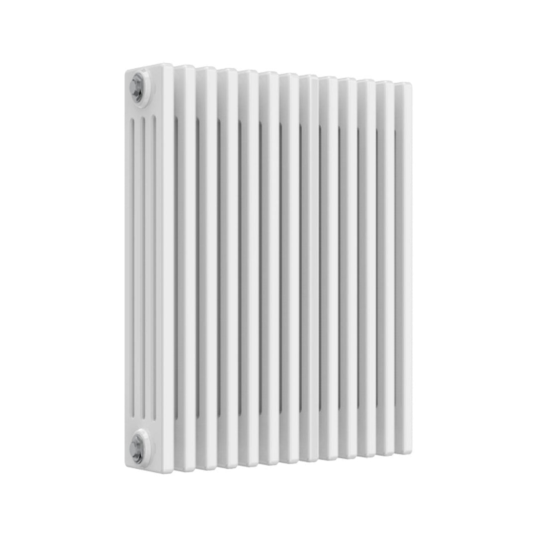 Ashbourne 4 Column Designer Radiator 750mm X 605mm White