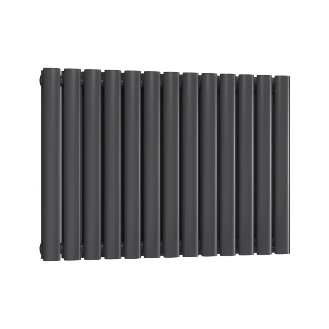 Linea Double Designer Radiator 600mm X 780mm Anthracite