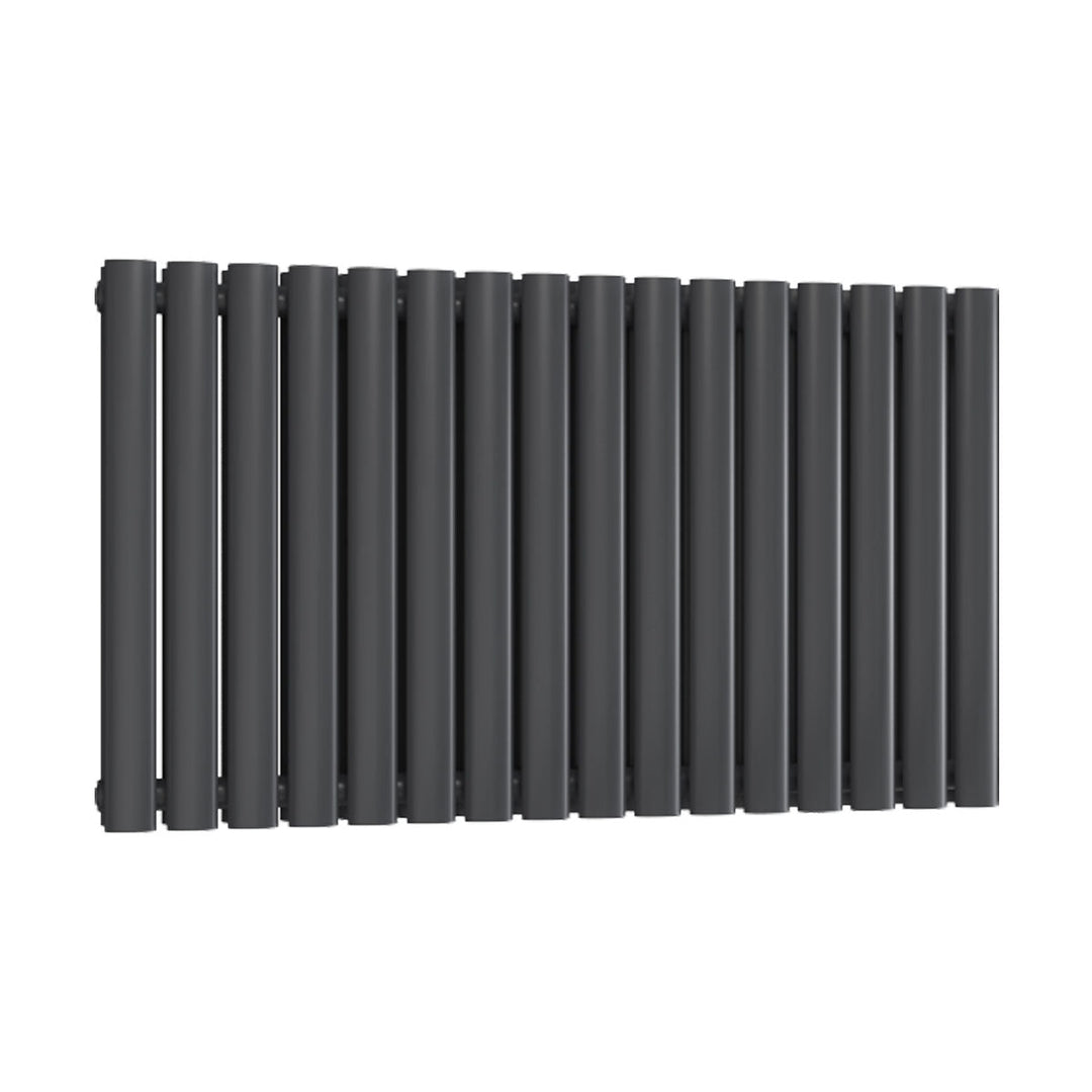 Linea Double Designer Radiator 600mm X 960mm Anthracite