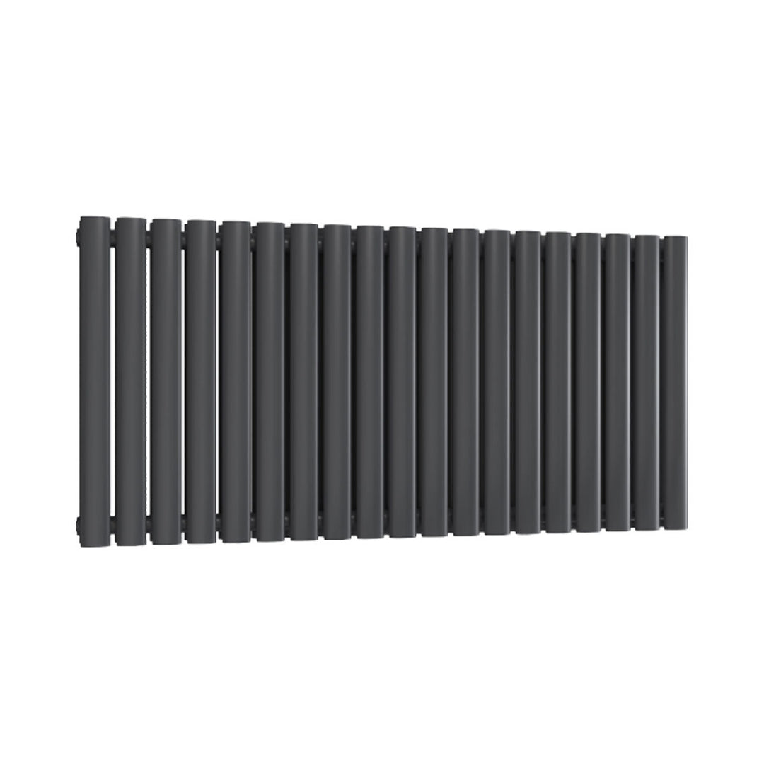 Linea Double Designer Radiator 600mm X 1140mm Anthracite