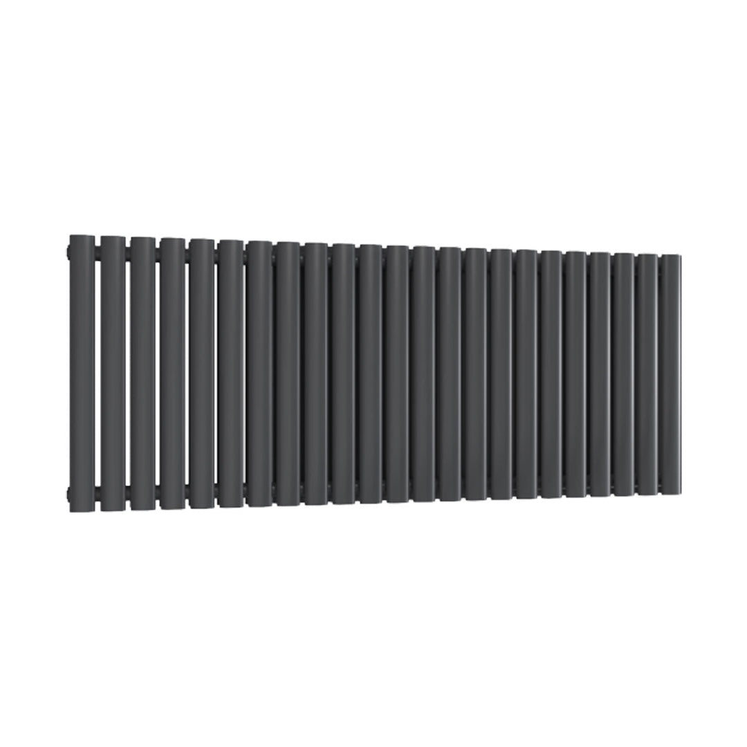 Linea Double Designer Radiator 600mm X 1440mm Anthracite