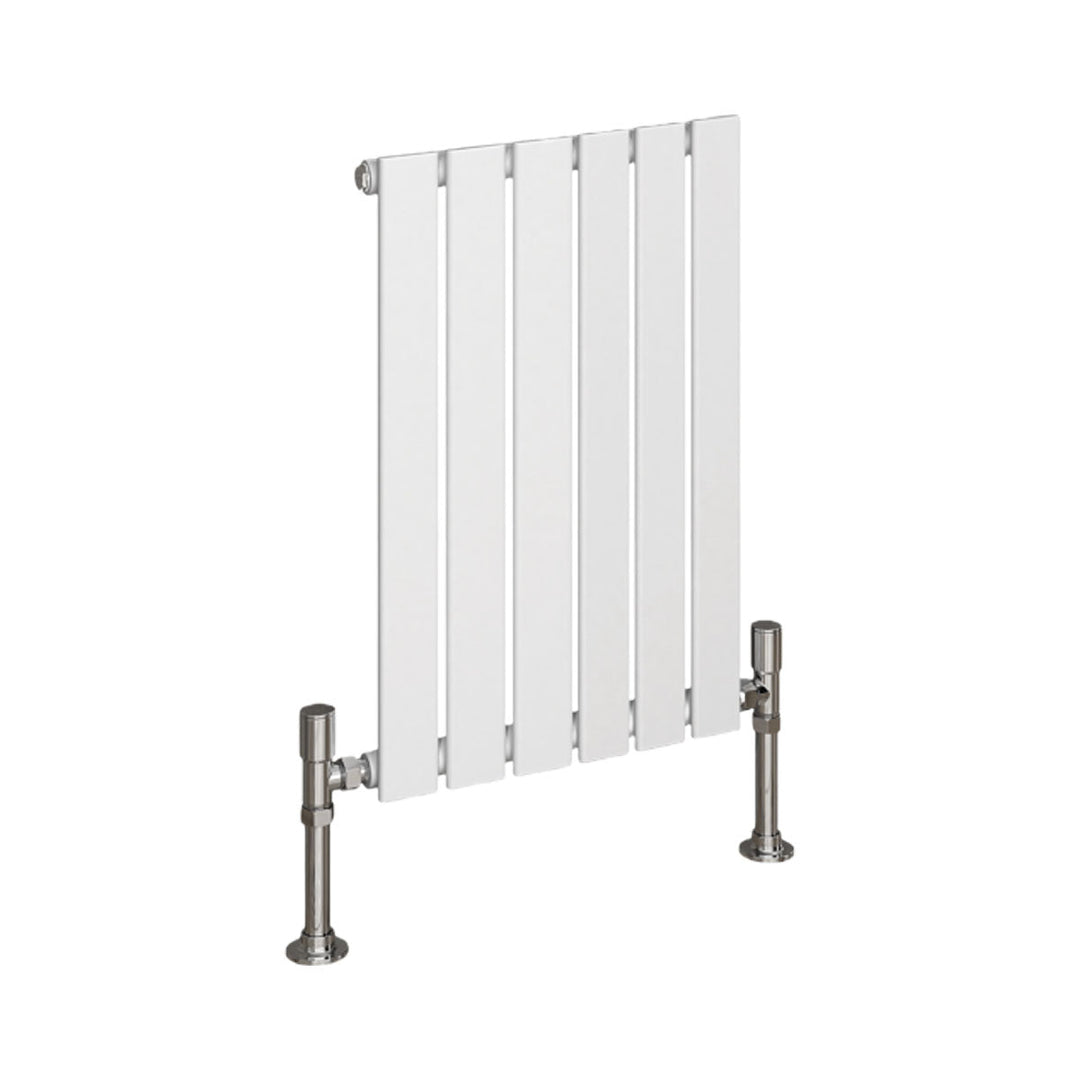 Slate Single Designer Radiator 600mm X 420mm White