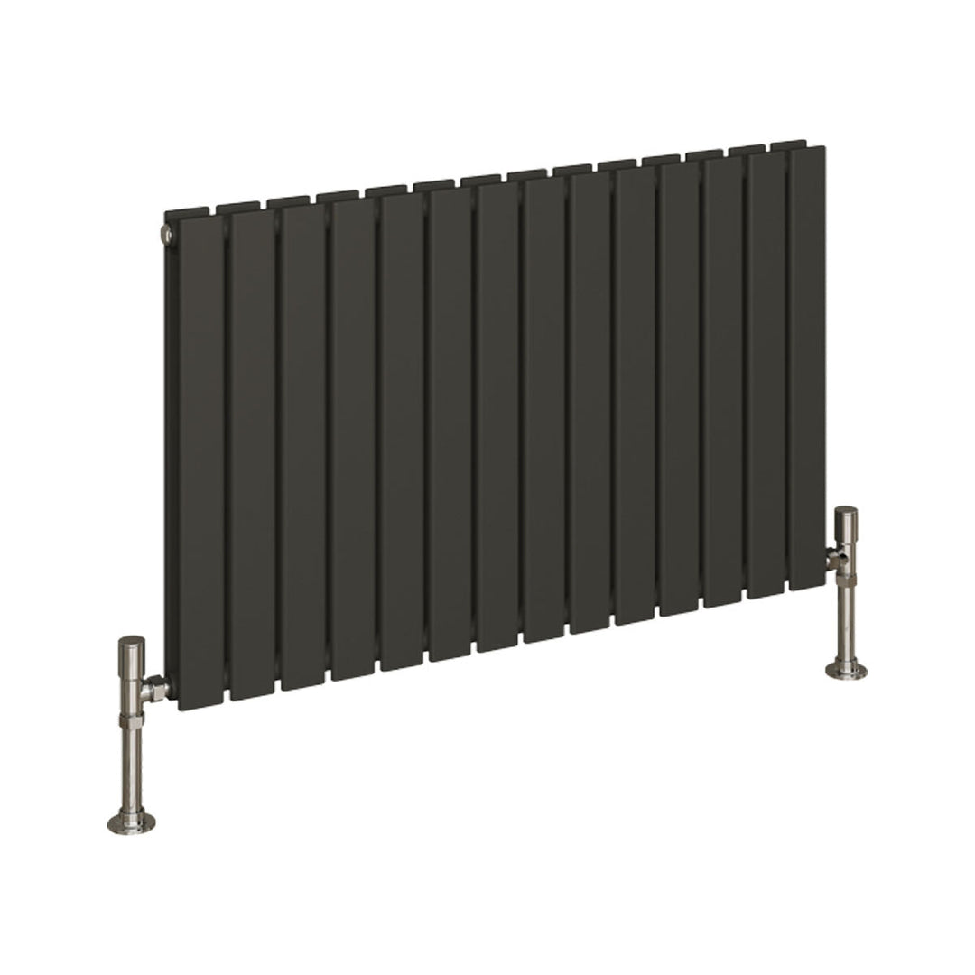 Slate Double Designer Radiator 600mm X 980mm Anthracite