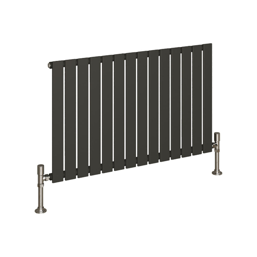 Slate Single Designer Radiator 600mm X 980mm Anthracite