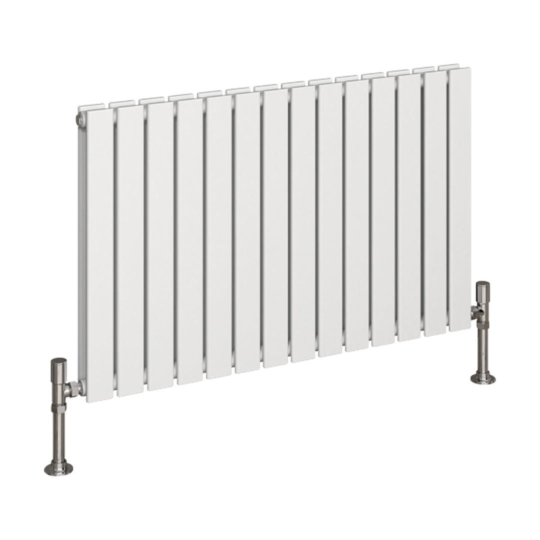 Slate Double Designer Radiator 600mm X 980mm White