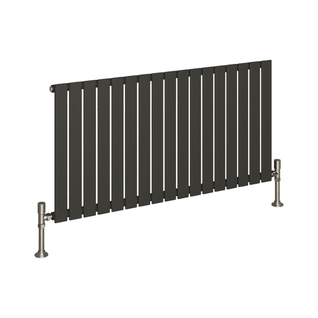 Slate Single Designer Radiator 600mm X 1190mm Anthracite