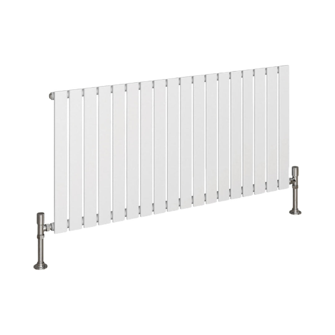Slate Single Designer Radiator 600mm X 1190mm White