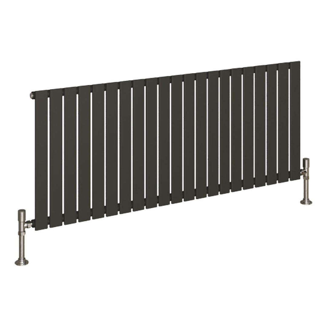 Slate Single Designer Radiator 600mm X 1470mm Anthracite