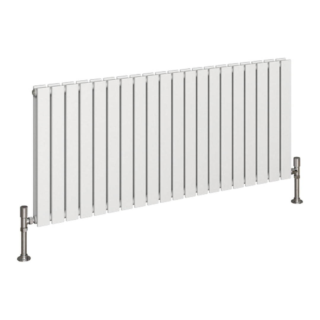Slate Double Designer Radiator 600mm X 1470mm White