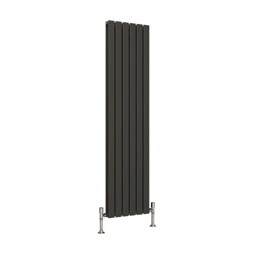 Slate Double Designer Radiator 1600mm X 420mm Anthracite
