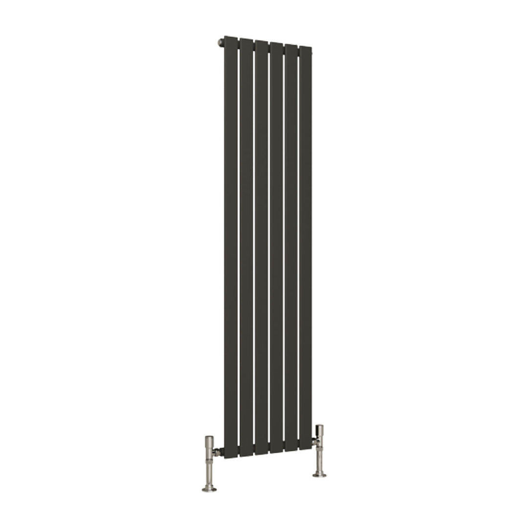 Slate Single Designer Radiator 1600mm X 420mm Anthracite