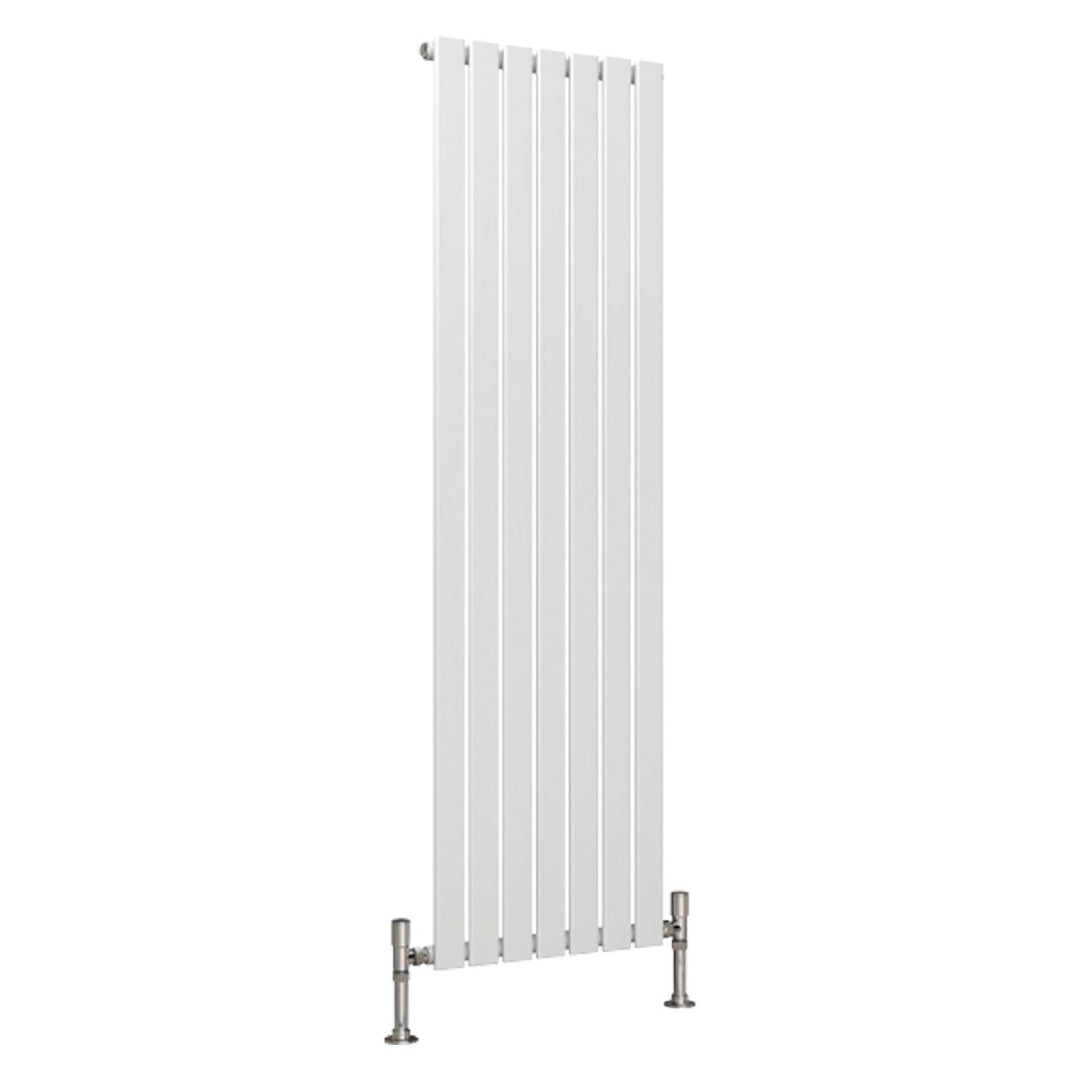 Slate Single Designer Radiator 1600mm X 490mm White
