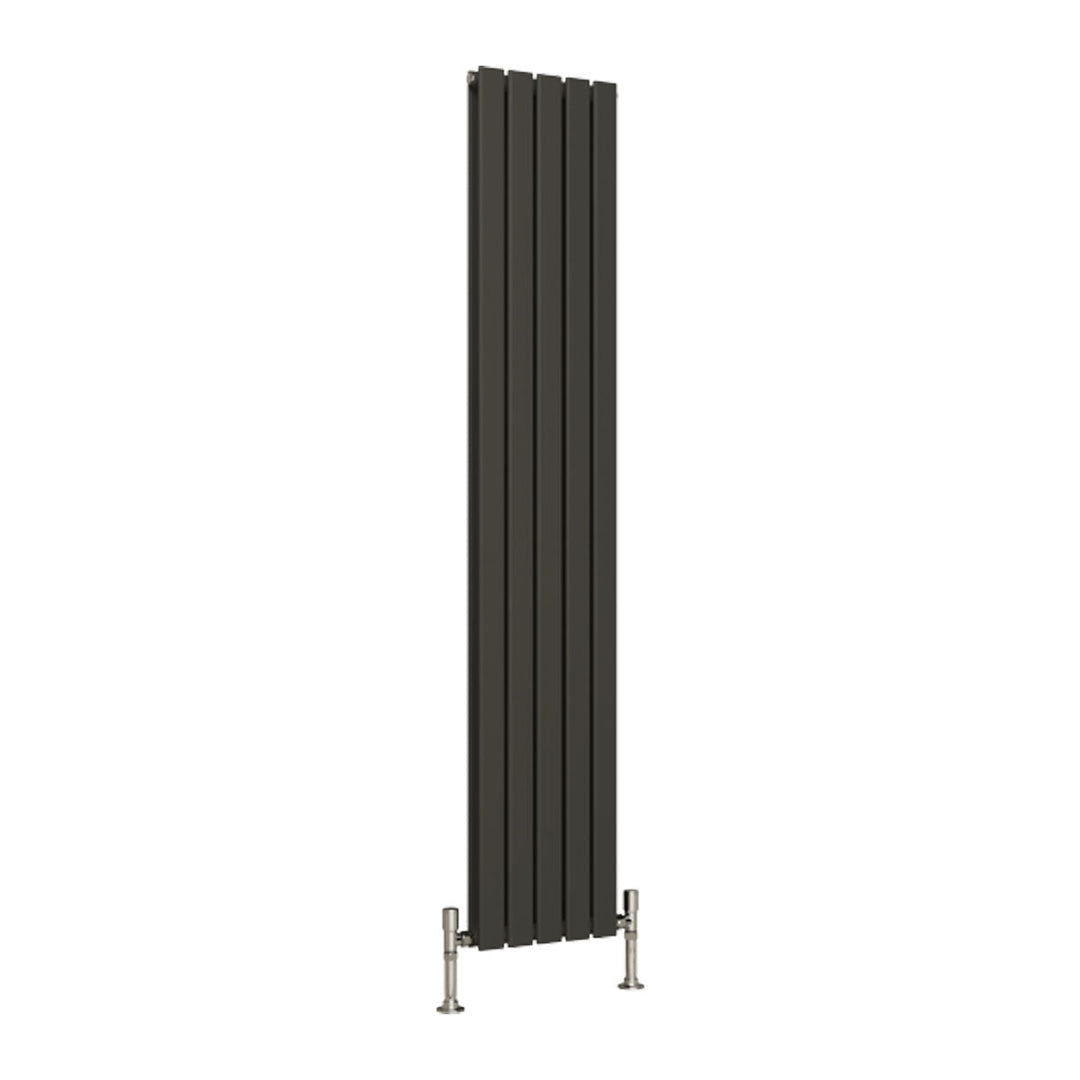 Slate Double Designer Radiator 1800mm X 350mm Anthracite