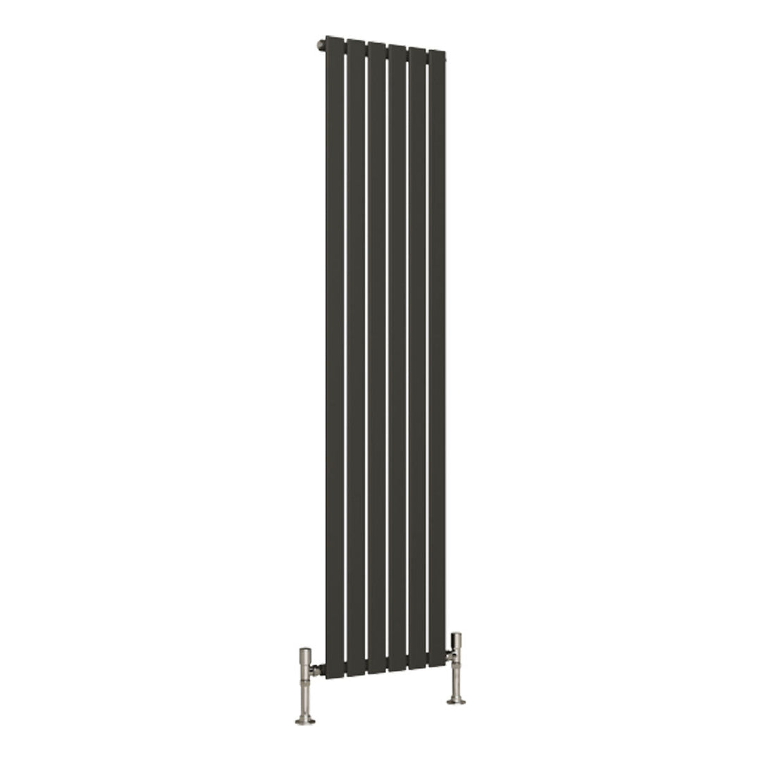 Slate Single Designer Radiator 1800mm X 420mm Anthracite