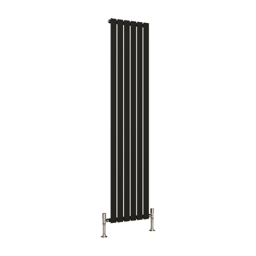 Slate Single Designer Radiator 1800mm X 420mm Black